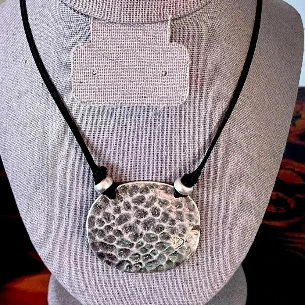 Park Lane Reversible Crystal/Solid Pendant Necklace NWT | 2-in-1